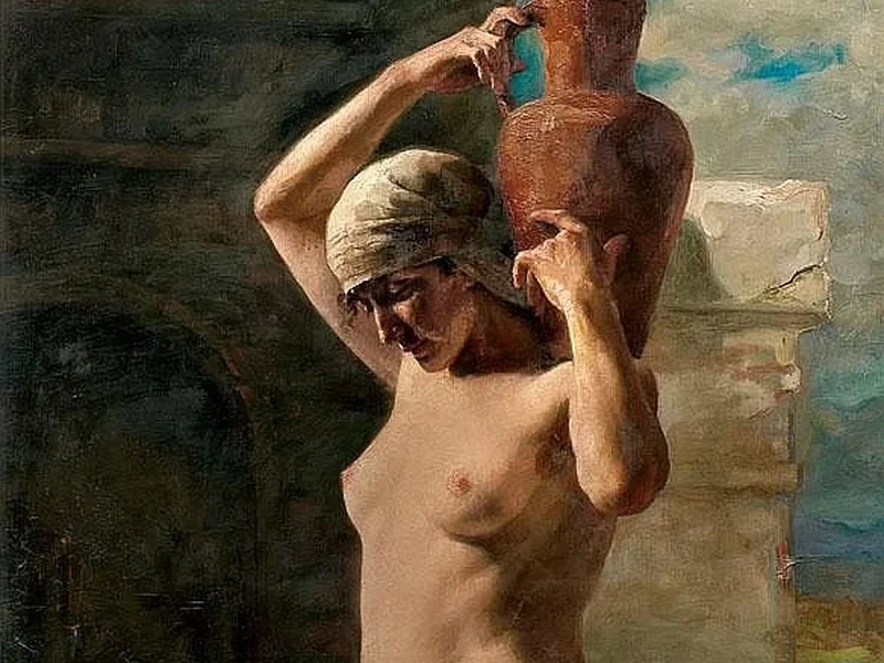 1856-Luma von Flesch - Brunningen - Portatrice d'acqua greca